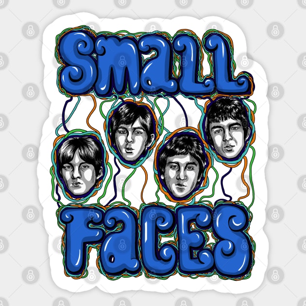 Small faces Sticker by HelenaCooper